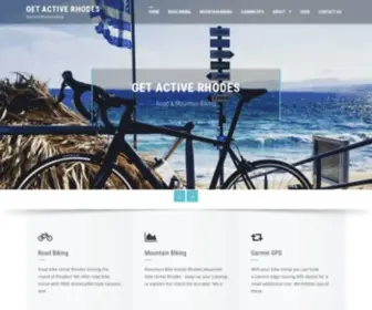 Getactiverhodes.com(Quality Road & Mountain Bike Rental on Rhodes) Screenshot