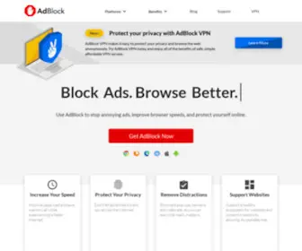 Getadblock.com(Surf the web without annoying pop ups and ads) Screenshot