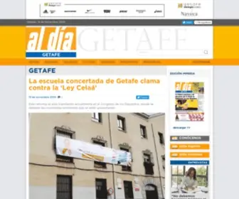 Getafealdia.com(Noticias de Getafe en Madrid) Screenshot