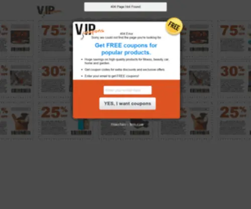 Getafuk.com(Get FREE coupons for popular products) Screenshot