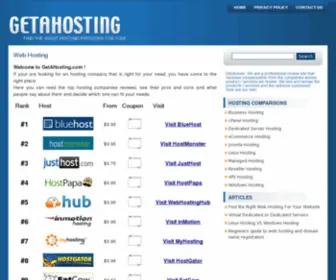 Getahosting.com(Getahosting) Screenshot