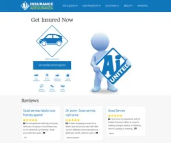 Getaiu.com(Ai United Insurance) Screenshot