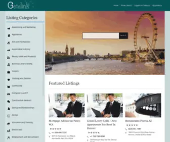 Getalink.org(Premium web directory) Screenshot