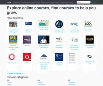 Getallcourses.net(Your Course to Success) Screenshot