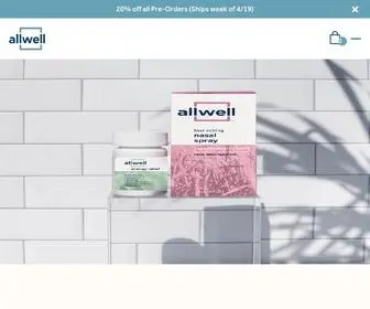 Getallwell.com(AllWell) Screenshot