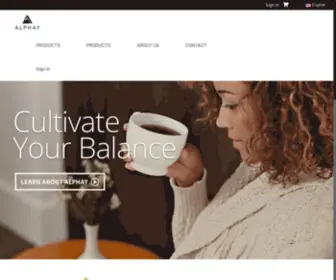Getalphay.com(Alphay International Inc) Screenshot
