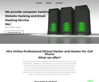 Getanhacker.com(Best Certified Ethical Hackers for Hire) Screenshot