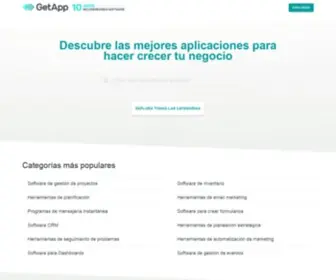 Getapp.com.mx(Software empresarial) Screenshot