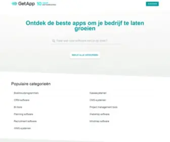 Getapp.nl(Bedrijfssoftware) Screenshot
