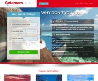 Getaroom.co.nz(Hotels, Accommodation, Online Reservations Save up to 70%) Screenshot