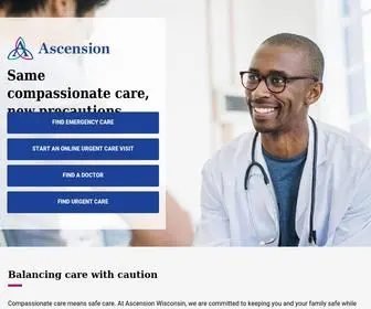 Getascensionwisconsincare.com(Online Scheduling) Screenshot