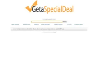 Getaspecialdeal.co.uk(Shop online) Screenshot