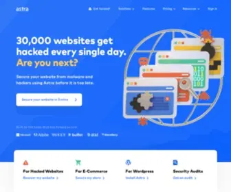 Getastra.com(Astra Security) Screenshot