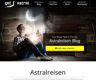 Getastral.de(GETASTRAL Astralreisen lernen) Screenshot