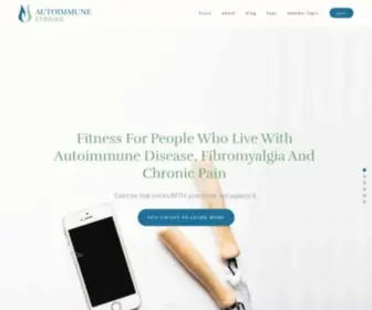 Getautoimmunestrong.com(Join the Autoimmune Strong community) Screenshot