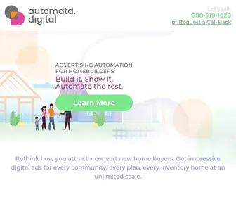 Getautomatd.com(Advertising Automation for Homebuilders) Screenshot