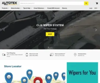 Getautotex.com(Windshield Wiper Blades) Screenshot