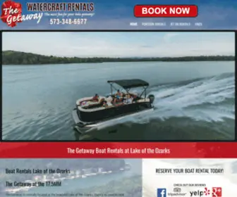 Getawayatthelake.com(The premier choice for boat rentals at Lake of the Ozarks) Screenshot