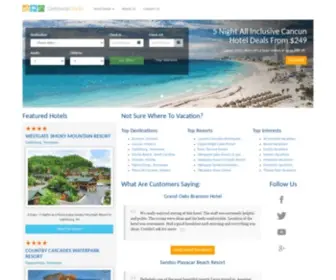 Getawaydealz.com(Cheap Resort and Hotel Packages) Screenshot