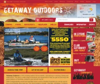 Getawayoutdoors.com.au(GETAWAY OUTDOORS) Screenshot