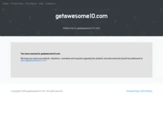 Getawesome10.com(Getawesome 10) Screenshot