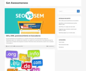 Getawesomeness.com(Home) Screenshot