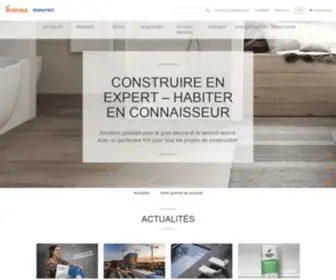 Getaz-Miauton.ch(Solutions globales pour le gros oeuvre et le second œuvre) Screenshot