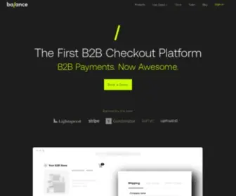 Getbalance.com(Powering the B2B transaction lifecycle) Screenshot