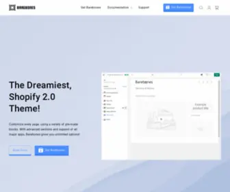 Getbarebones.com(The most versatile theme for Shopify 2.0) Screenshot