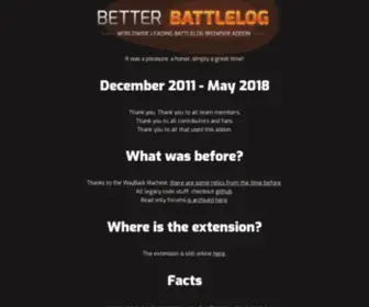 Getbblog.com(Better Battlelog (BBLOG)) Screenshot