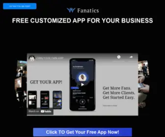 Getbiggerclients.com(Fanatics landing page) Screenshot
