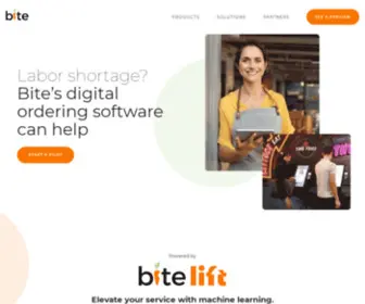 Getbite.com(Elevate your service with machine learning. Bite Lift) Screenshot