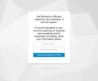 Getbooked.net(The course) Screenshot