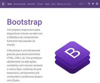 Getbootstrap.com.br(Bootstrap em Portugu) Screenshot