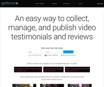 Getbravo.com(User generated video) Screenshot