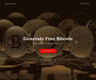 Getbtcbitcoin.com(Bitcoin Generator) Screenshot