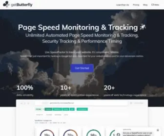 Getbutterfly.com(Page Speed Optimization) Screenshot
