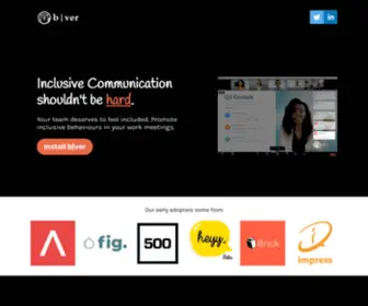 Getbver.com(Ver, Inclusive Workplace Communication) Screenshot