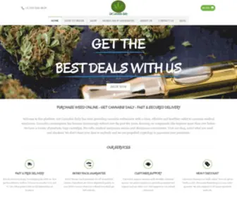 Getcannabisdaily.com(Cannabis Dispensary) Screenshot