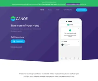 Getcanoe.io(Take care of your Nano) Screenshot