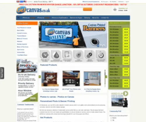 Getcanvas.co.uk(Maintenance) Screenshot