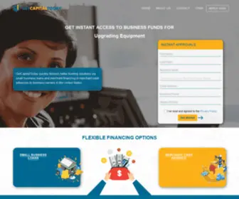 Getcapitaltoday.com(Tailor-Made Small Business Loans by GetCapitalToday) Screenshot