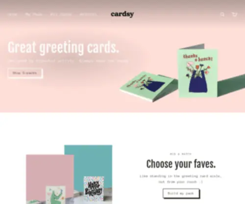 Getcardsy.com(Cardsy Store) Screenshot