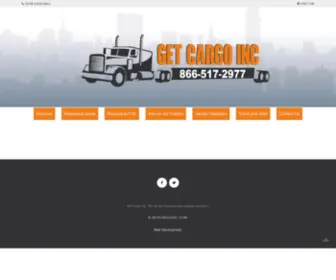 Getcargo.com(Get Cargo inc) Screenshot
