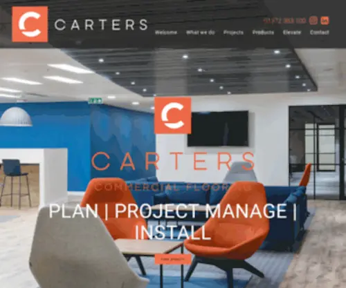 Getcarter.co.uk(Carters Contract Flooring UK Ltd) Screenshot