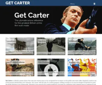 Getcarter.xyz(The ultimate Get Carter reference website) Screenshot