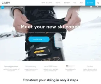 Getcarv.com(Learn how to ski with better technique) Screenshot