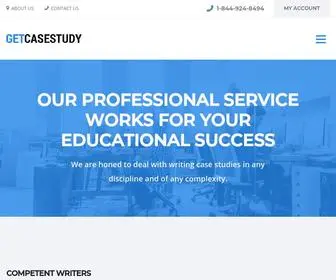 Getcasestudy.com(Case Study Writing Service) Screenshot