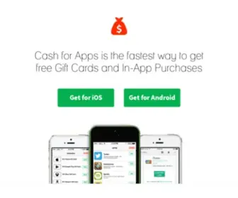 Getcashforapps.com(Cash For Apps) Screenshot