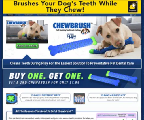 Getchewbrush.com(Chew Brush) Screenshot